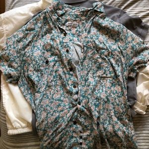 Vintage American Apparel Button Up Tee